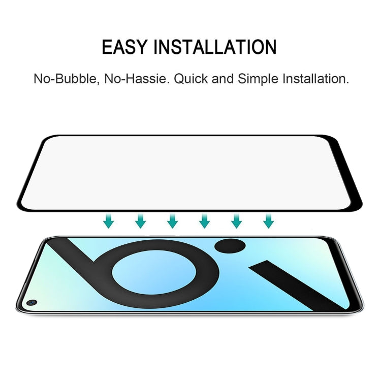 For OPPO Realme 6i India 25 PCS Full Glue Full Screen Tempered Glass Film