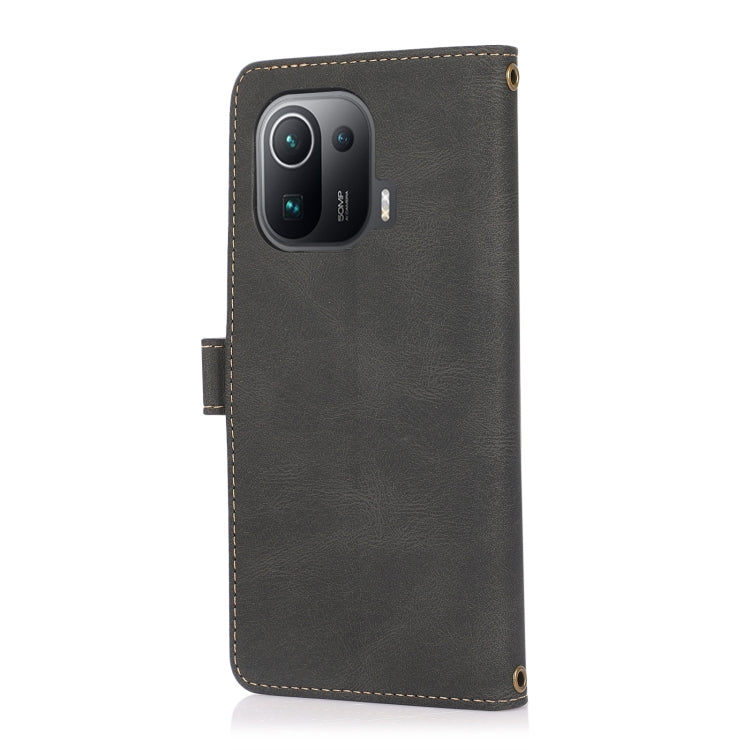 For Xiaomi Mi 11 Pro PU + TPU Horizontal Flip Leather Case with Holder & Card Slot & Wallet & Lanyard