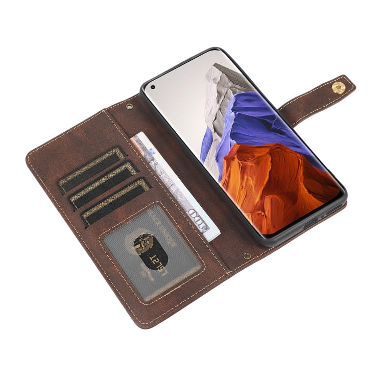 For Xiaomi Mi 11 Pro PU + TPU Horizontal Flip Leather Case with Holder & Card Slot & Wallet & Lanyard