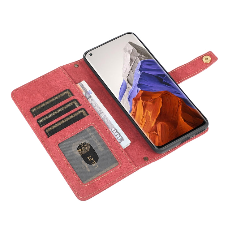 For Xiaomi Mi 11 Pro PU + TPU Horizontal Flip Leather Case with Holder & Card Slot & Wallet & Lanyard