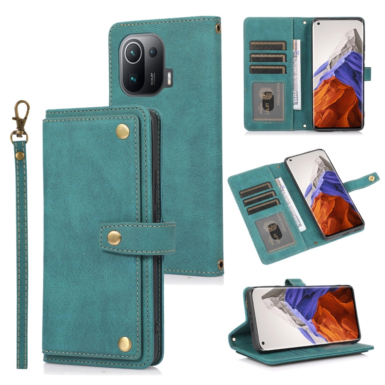 For Xiaomi Mi 11 Pro PU + TPU Horizontal Flip Leather Case with Holder & Card Slot & Wallet & Lanyard