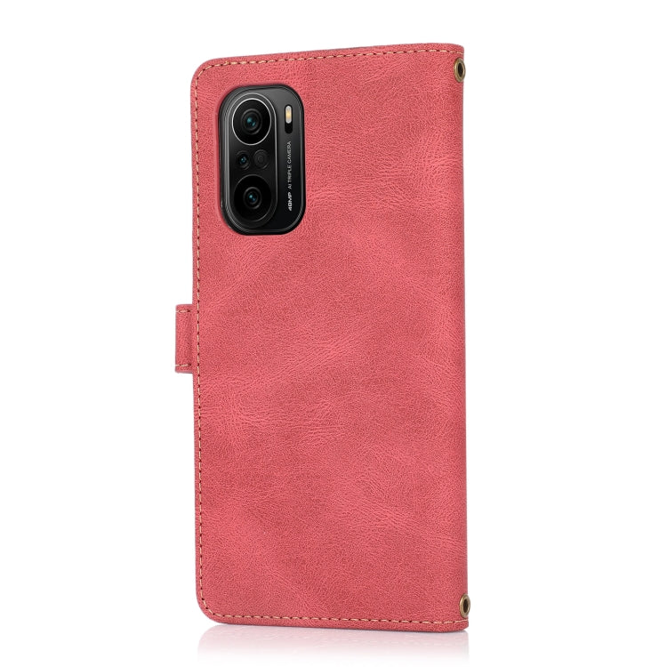 For Xiaomi Redmi K40 PU + TPU Horizontal Flip Leather Case with Holder & Card Slot & Wallet & Lanyard