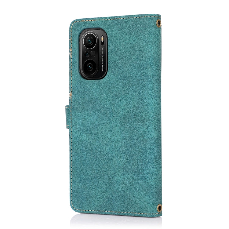 For Xiaomi Redmi K40 PU + TPU Horizontal Flip Leather Case with Holder & Card Slot & Wallet & Lanyard