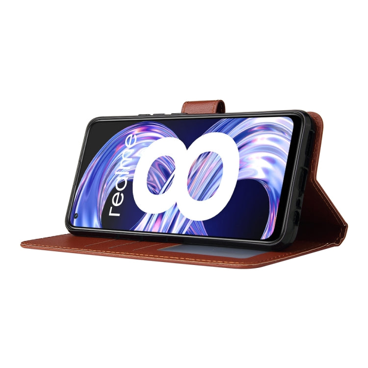 For OPPO Realme 8 / 8 Pro 4G Multifunctional Horizontal Flip Leather Case, with Three Card Slot & Holder & Photo Frame & Lanyard