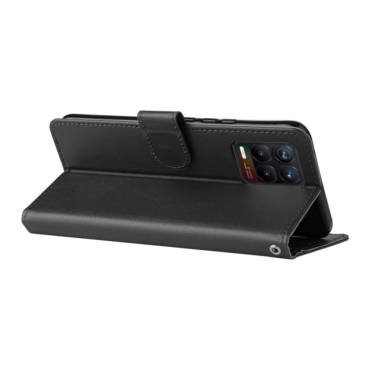 For OPPO Realme 8 / 8 Pro 4G Multifunctional Horizontal Flip Leather Case, with Three Card Slot & Holder & Photo Frame & Lanyard