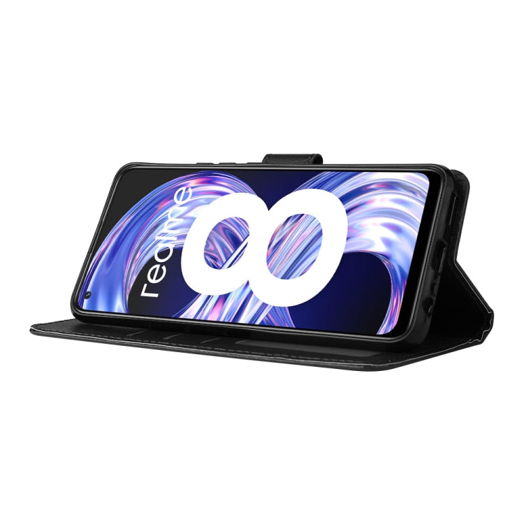 For OPPO Realme 8 / 8 Pro 4G Multifunctional Horizontal Flip Leather Case, with Three Card Slot & Holder & Photo Frame & Lanyard