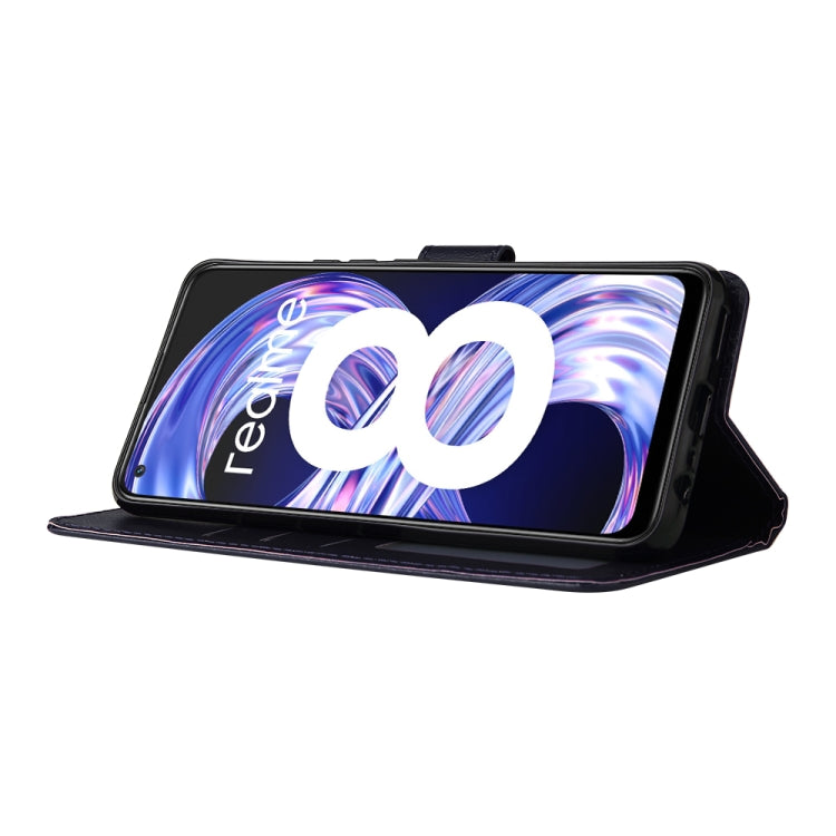 For OPPO Realme 8 / 8 Pro 4G Multifunctional Horizontal Flip Leather Case, with Three Card Slot & Holder & Photo Frame & Lanyard