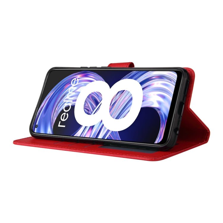 For OPPO Realme 8 / 8 Pro 4G Multifunctional Horizontal Flip Leather Case, with Three Card Slot & Holder & Photo Frame & Lanyard