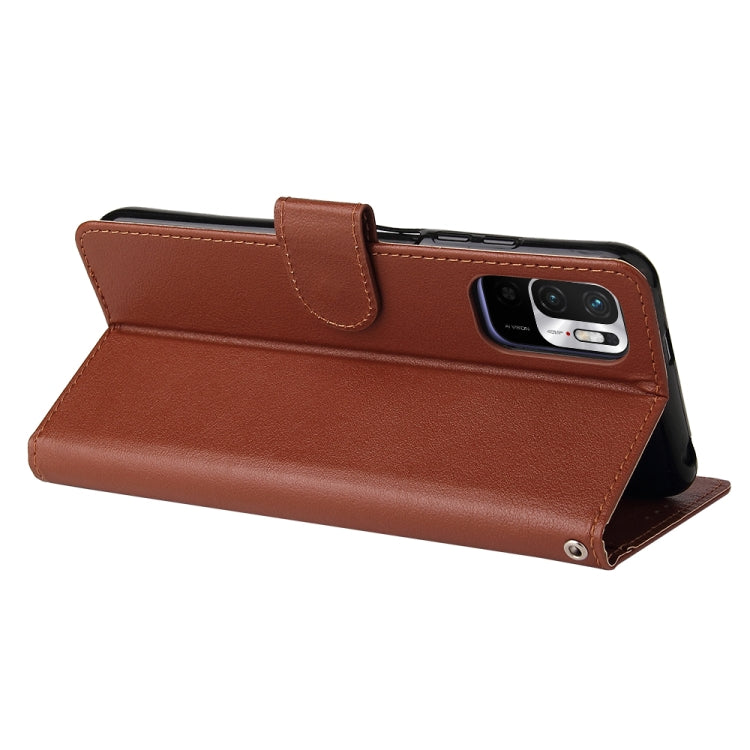 For Xiaomi Redmi Note 10 5G Multifunctional Horizontal Flip Leather Case, with Three Card Slot & Holder & Photo Frame & Lanyard