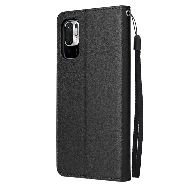 For Xiaomi Redmi Note 10 5G Multifunctional Horizontal Flip Leather Case, with Three Card Slot & Holder & Photo Frame & Lanyard