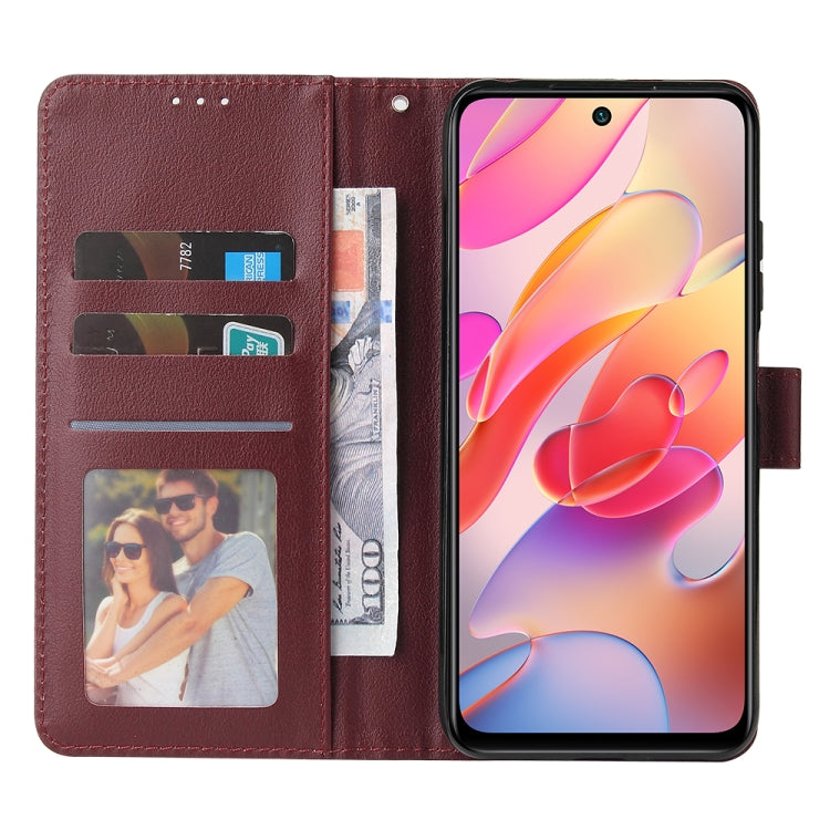 For Xiaomi Redmi Note 10 5G Multifunctional Horizontal Flip Leather Case, with Three Card Slot & Holder & Photo Frame & Lanyard