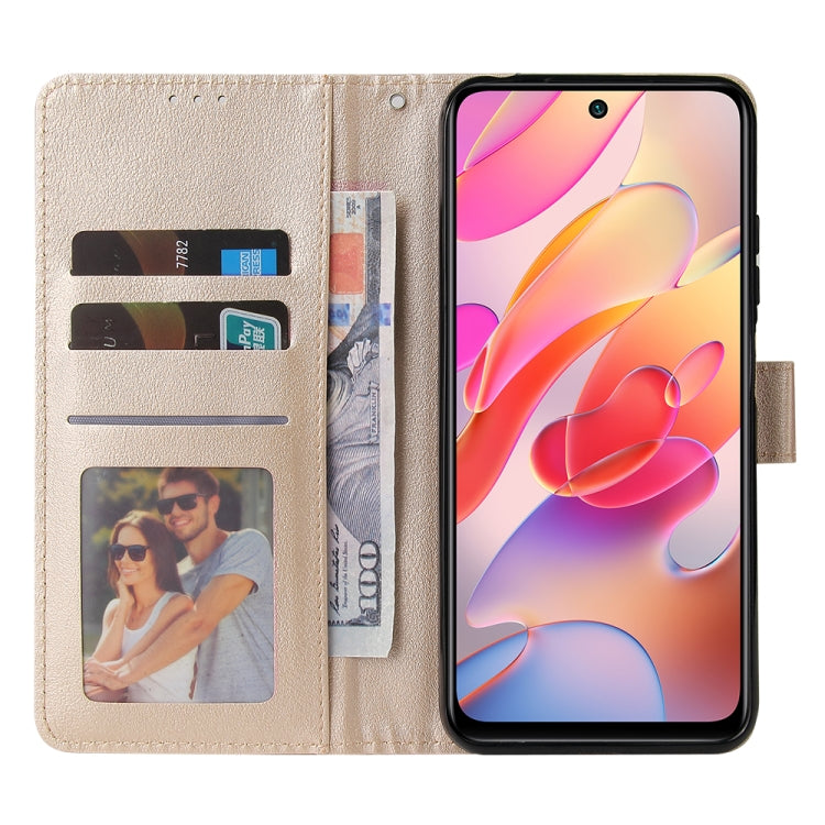 For Xiaomi Redmi Note 10 5G Multifunctional Horizontal Flip Leather Case, with Three Card Slot & Holder & Photo Frame & Lanyard