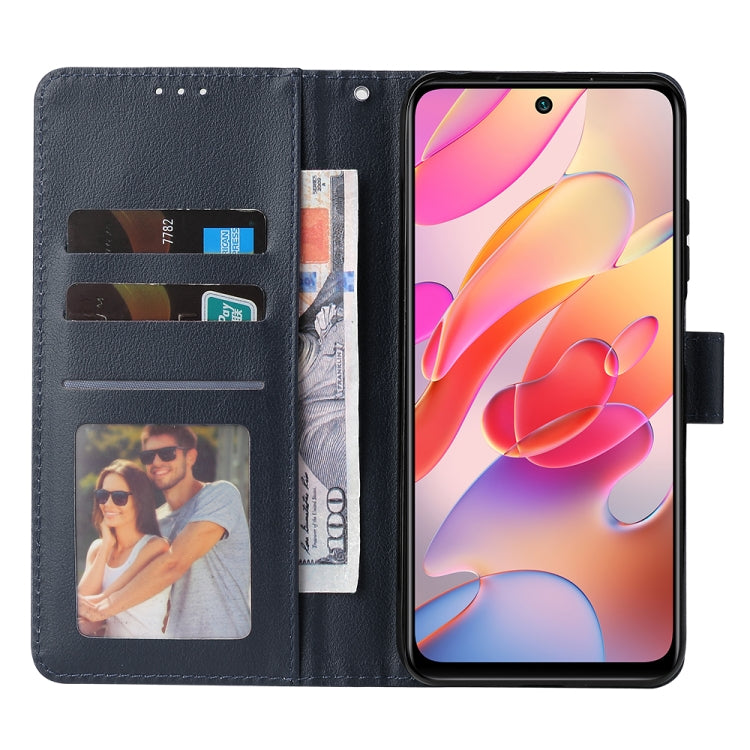 For Xiaomi Redmi Note 10 5G Multifunctional Horizontal Flip Leather Case, with Three Card Slot & Holder & Photo Frame & Lanyard