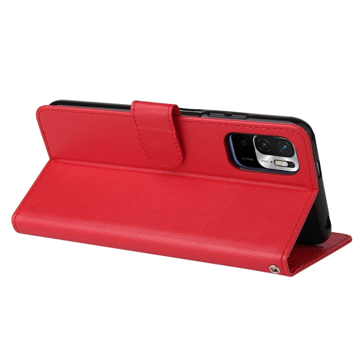 For Xiaomi Redmi Note 10 5G Multifunctional Horizontal Flip Leather Case, with Three Card Slot & Holder & Photo Frame & Lanyard