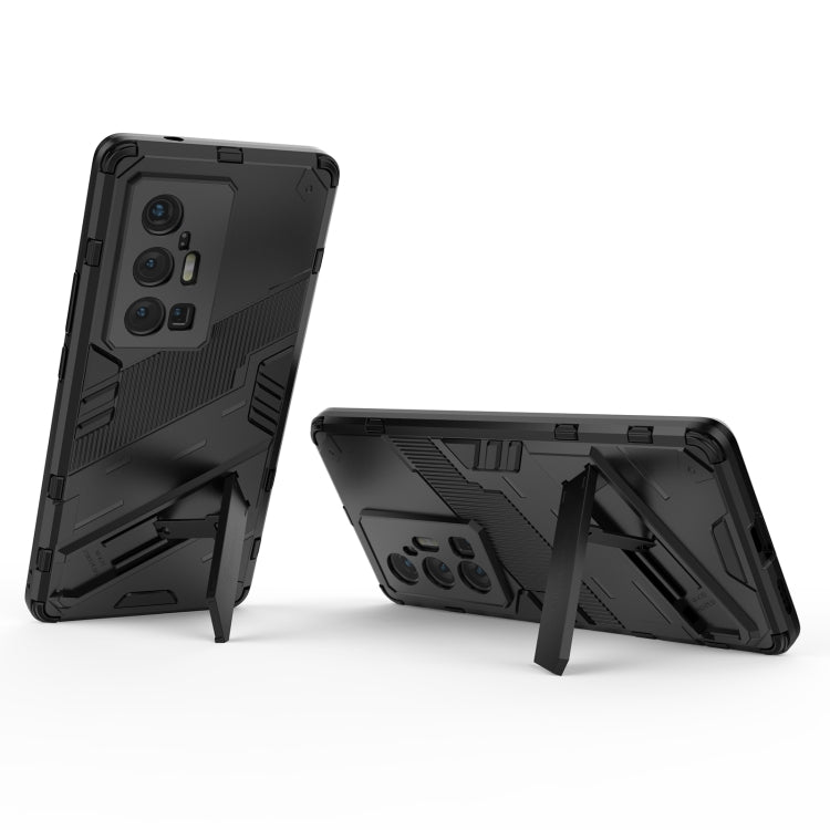 For vivo X70 Pro+ Punk Armor 2 in 1 PC + TPU Shockproof Case with Invisible Holder