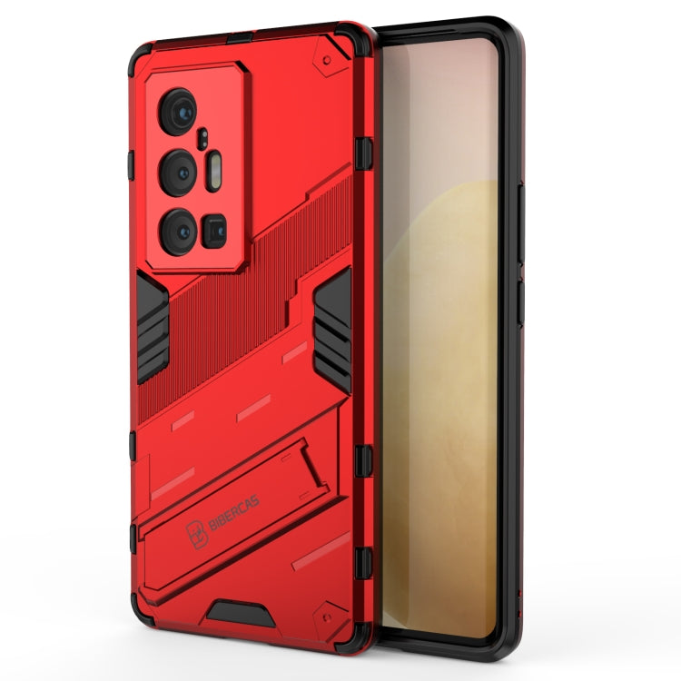 For vivo X70 Pro+ Punk Armor 2 in 1 PC + TPU Shockproof Case with Invisible Holder