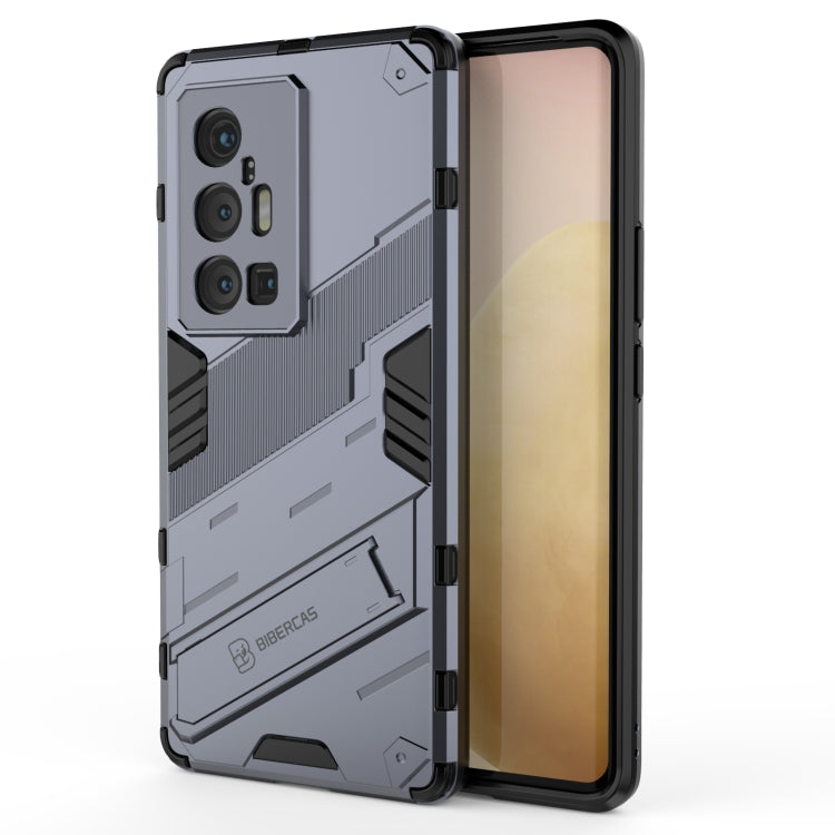 For vivo X70 Pro+ Punk Armor 2 in 1 PC + TPU Shockproof Case with Invisible Holder