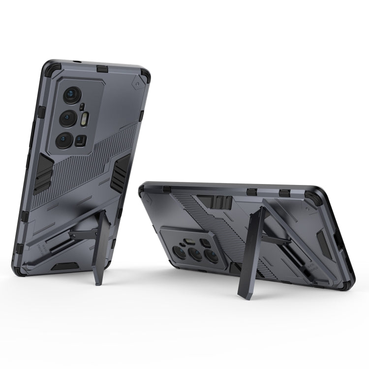 For vivo X70 Pro+ Punk Armor 2 in 1 PC + TPU Shockproof Case with Invisible Holder