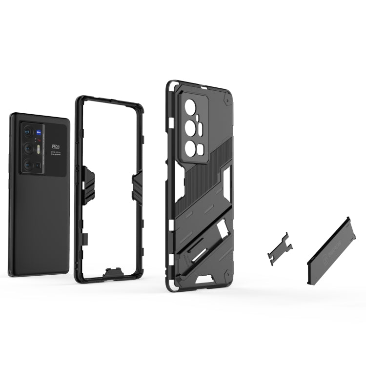 For vivo X70 Pro+ Punk Armor 2 in 1 PC + TPU Shockproof Case with Invisible Holder