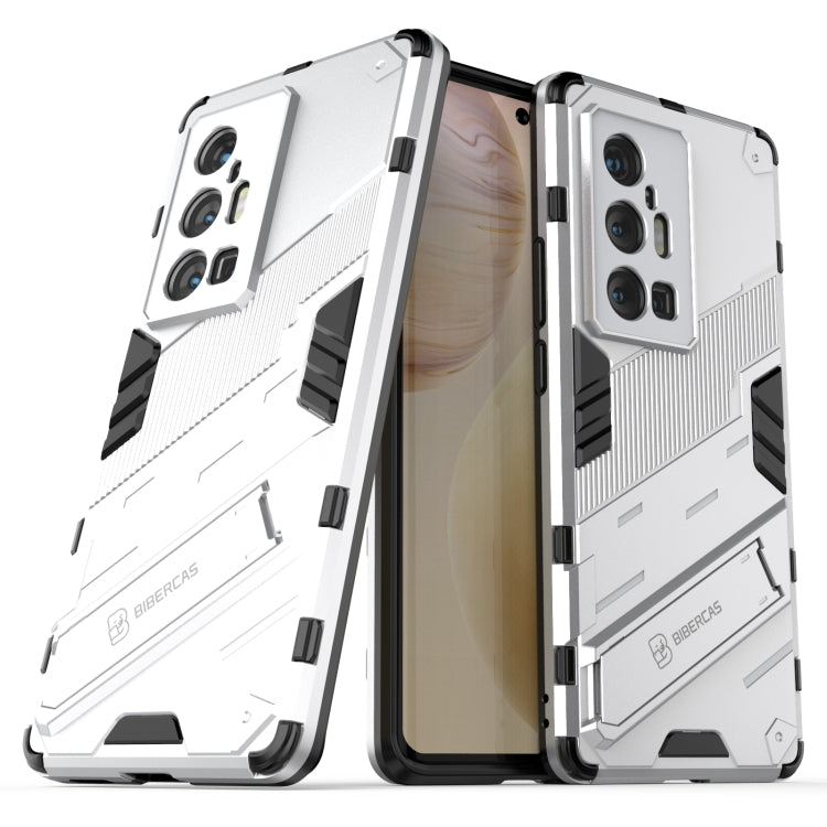For vivo X70 Pro+ Punk Armor 2 in 1 PC + TPU Shockproof Case with Invisible Holder