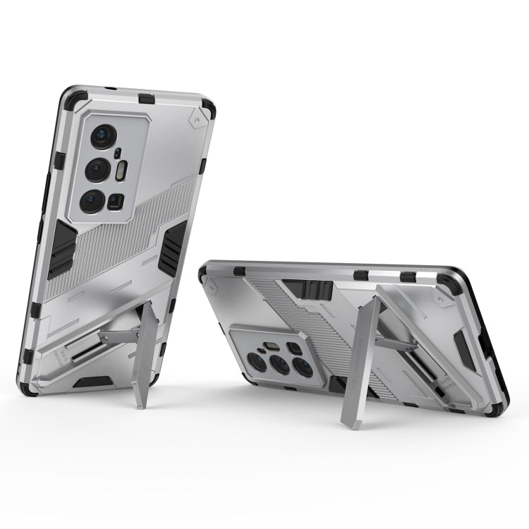 For vivo X70 Pro+ Punk Armor 2 in 1 PC + TPU Shockproof Case with Invisible Holder