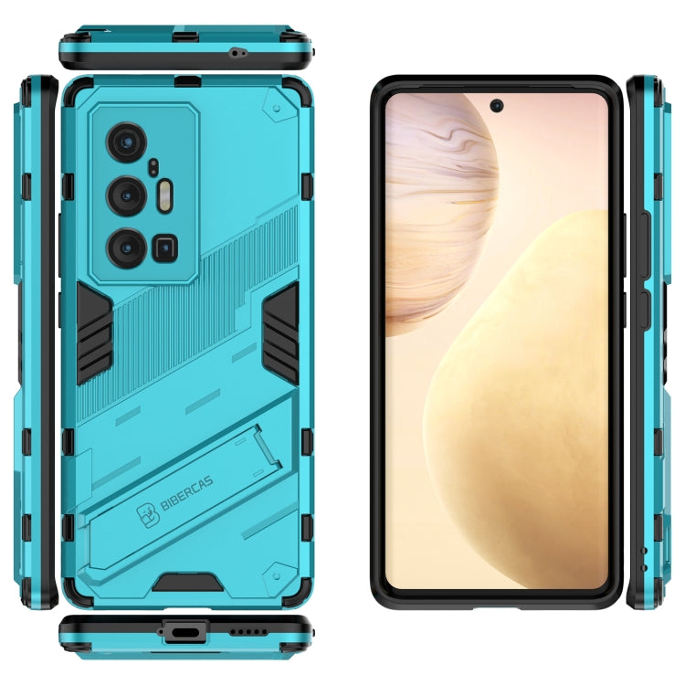 For vivo X70 Pro+ Punk Armor 2 in 1 PC + TPU Shockproof Case with Invisible Holder