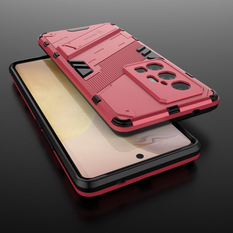 For vivo X70 Pro+ Punk Armor 2 in 1 PC + TPU Shockproof Case with Invisible Holder