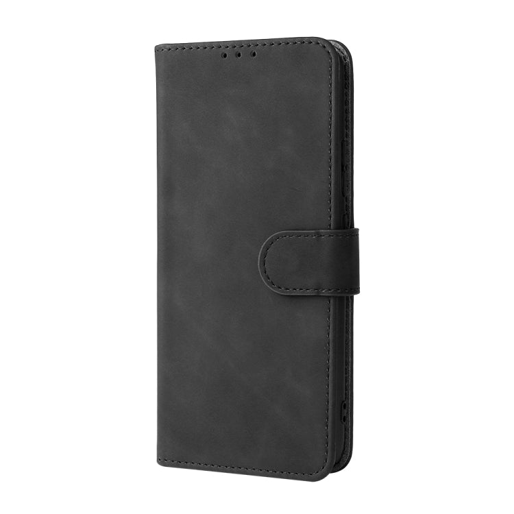 For OPPO Realme C21Y Solid Color Skin Feel Magnetic Buckle Horizontal Flip Calf Texture PU Leather Case with Holder & Card Slots & Wallet