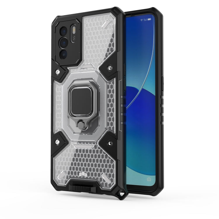 For OPPO Reno 6Z Space PC + TPU Ring Holder Protective Case