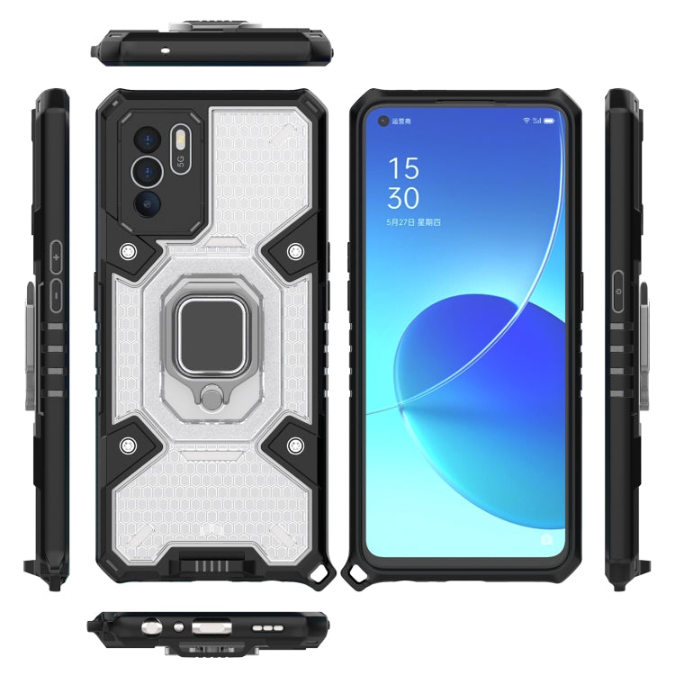 For OPPO Reno 6Z Space PC + TPU Ring Holder Protective Case
