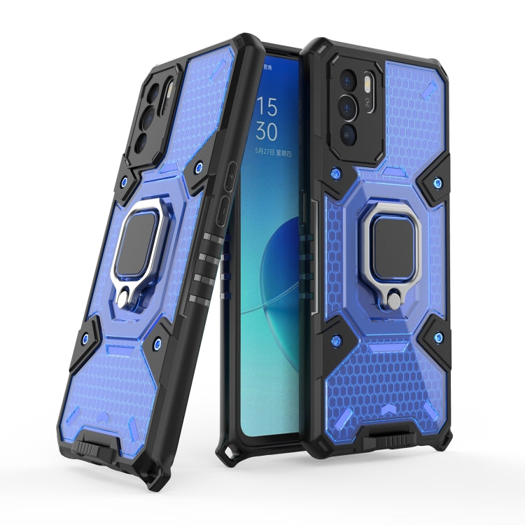 For OPPO Reno 6Z Space PC + TPU Ring Holder Protective Case