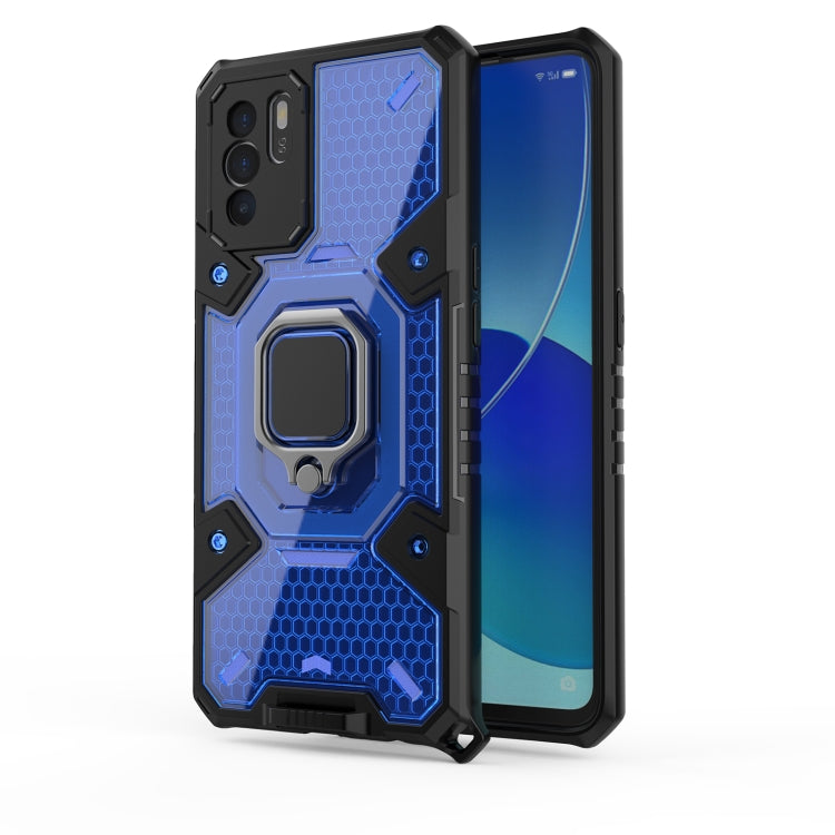 For OPPO Reno 6Z Space PC + TPU Ring Holder Protective Case