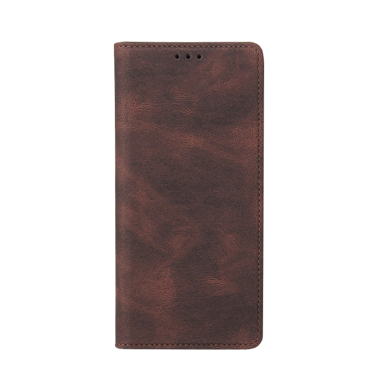 For Xiaomi Redmi Note 9 / 10X 4G Simple Suction Closure Horizontal Flip Leather Case with Holder & Card Slot & Wallet
