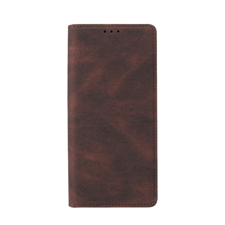 For Xiaomi Redmi Note 10 Simple Suction Closure Horizontal Flip Leather Case with Holder & Card Slot & Wallet