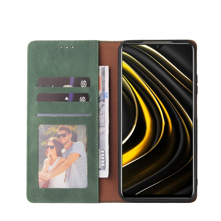 For Xiaomi Redmi Note 10 Pro Simple Suction Closure Horizontal Flip Leather Case with Holder & Card Slot & Wallet