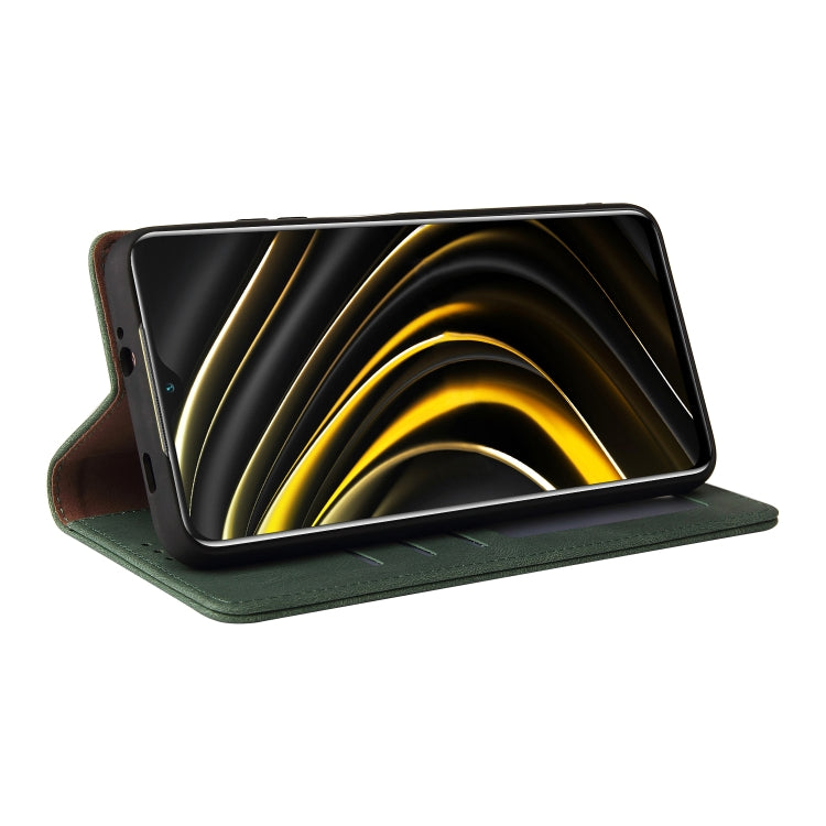 For Xiaomi Redmi Note 10 Pro Simple Suction Closure Horizontal Flip Leather Case with Holder & Card Slot & Wallet