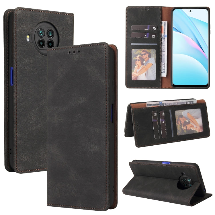 For Xiaomi Mi 10T Lite 5G Simple Suction Closure Horizontal Flip Leather Case with Holder & Card Slot & Wallet