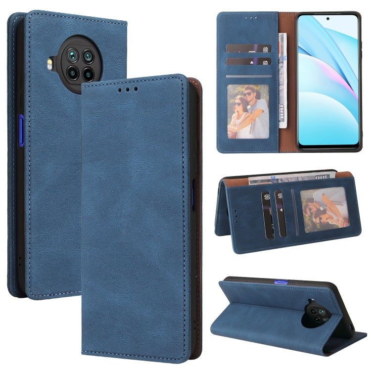 For Xiaomi Mi 10T Lite 5G Simple Suction Closure Horizontal Flip Leather Case with Holder & Card Slot & Wallet