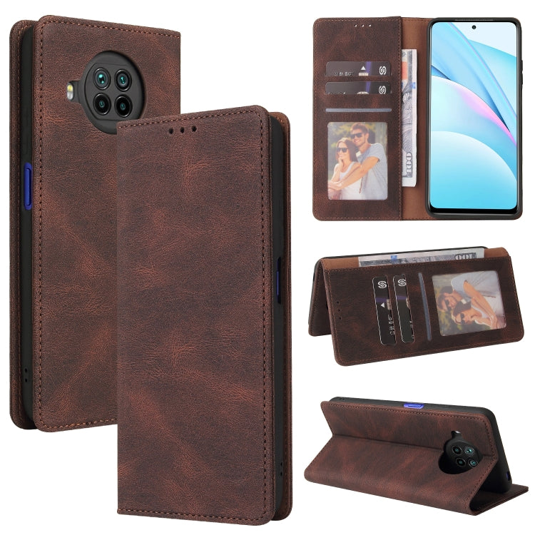 For Xiaomi Mi 10T Lite 5G Simple Suction Closure Horizontal Flip Leather Case with Holder & Card Slot & Wallet