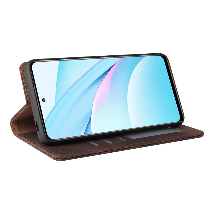 For Xiaomi Mi 10T Lite 5G Simple Suction Closure Horizontal Flip Leather Case with Holder & Card Slot & Wallet