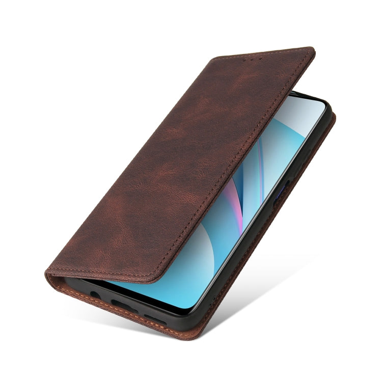 For Xiaomi Mi 10T Lite 5G Simple Suction Closure Horizontal Flip Leather Case with Holder & Card Slot & Wallet