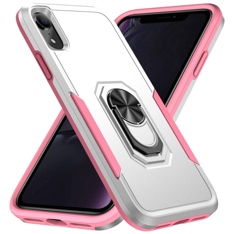 For iPhone XR Ring Kickstand Heavy Duty Shockproof Phone Case