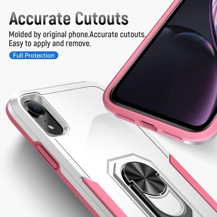For iPhone XR Ring Kickstand Heavy Duty Shockproof Phone Case