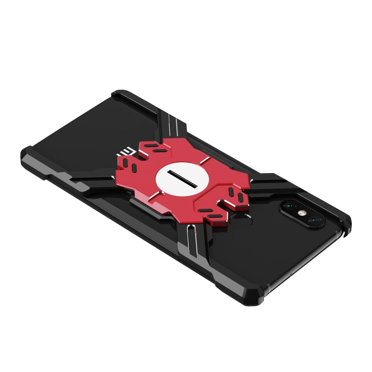 For Xiaomi Mi 8 Explorer Hero Series Anti-fall Wear-resistant Metal Protective Case with Bracket