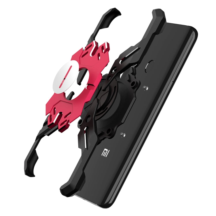 For Xiaomi Mi 8 Explorer Hero Series Anti-fall Wear-resistant Metal Protective Case with Bracket