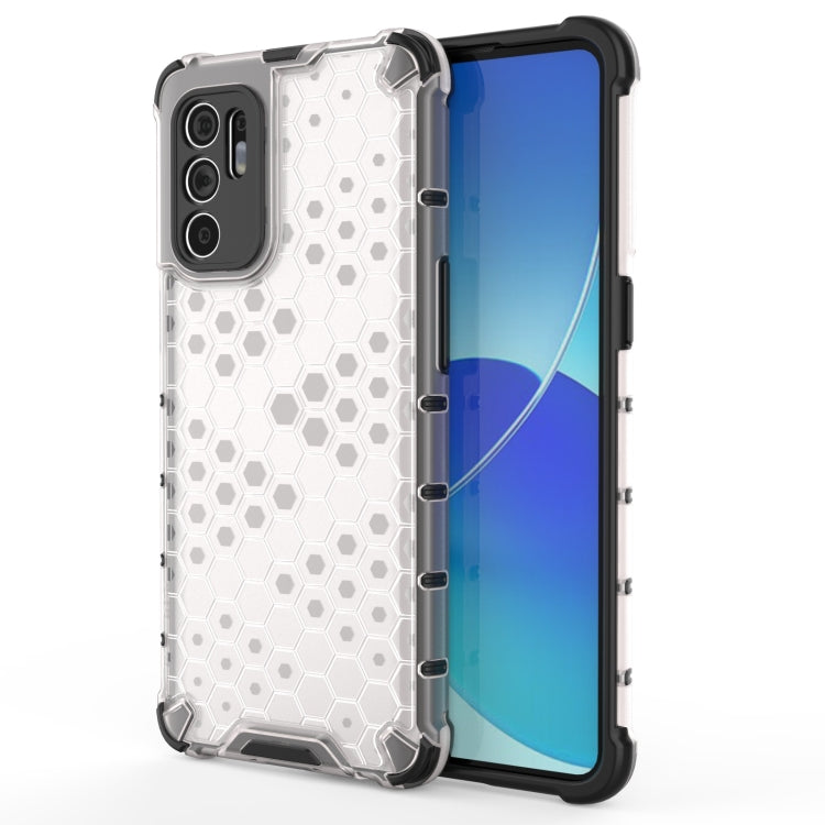 For OPPO Reno6 4G Shockproof Honeycomb PC + TPU Case