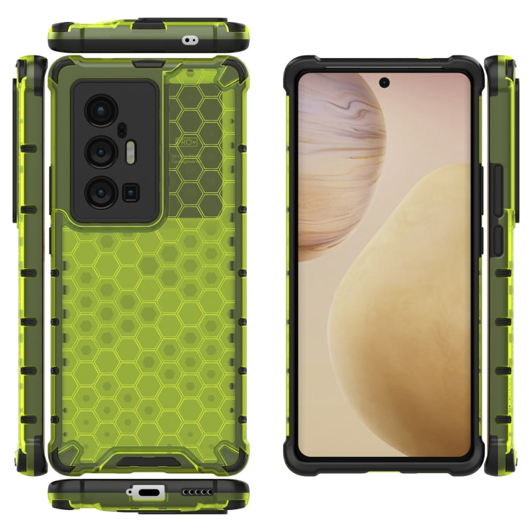 For vivo X70 Pro+ Shockproof Honeycomb PC + TPU Case