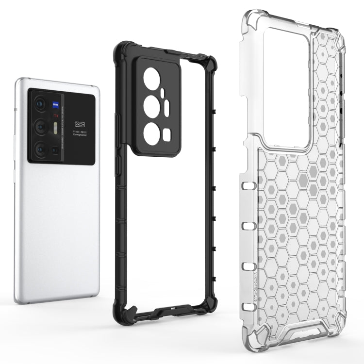 For vivo X70 Pro+ Shockproof Honeycomb PC + TPU Case