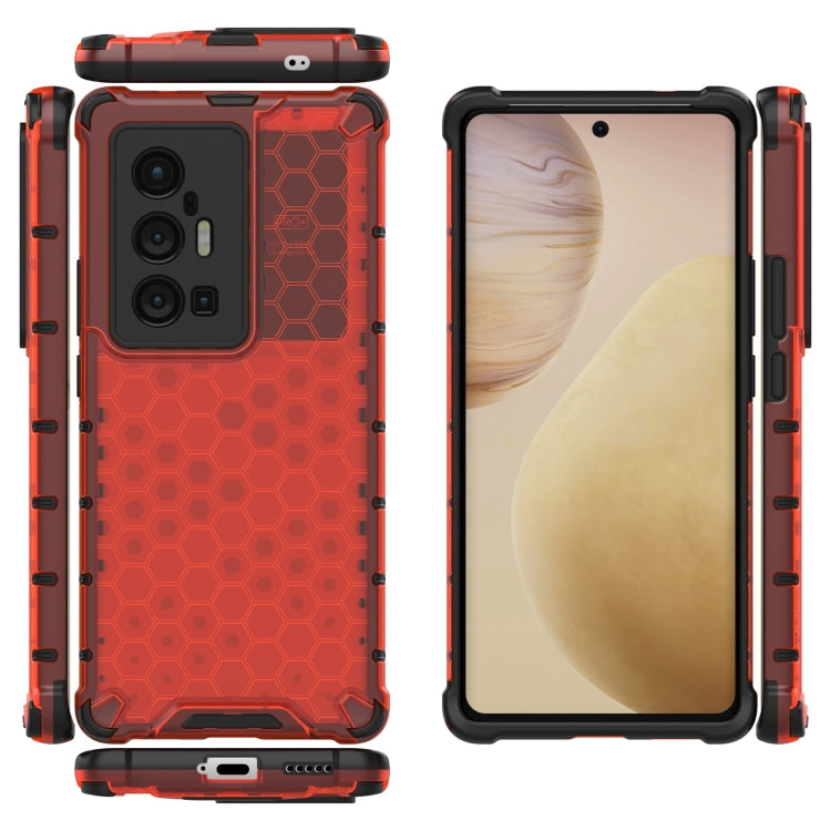 For vivo X70 Pro+ Shockproof Honeycomb PC + TPU Case