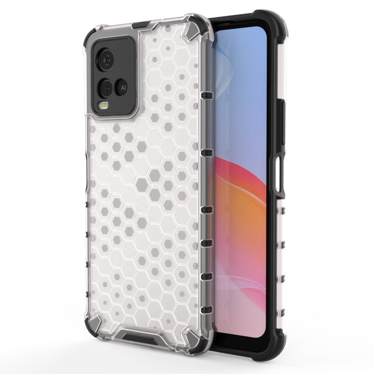 For vivo Y21 Shockproof Honeycomb PC + TPU Case
